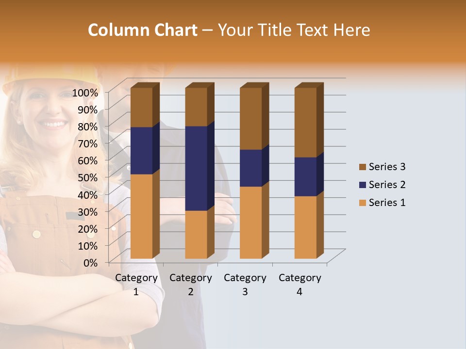 Carefree Symbol Red PowerPoint Template