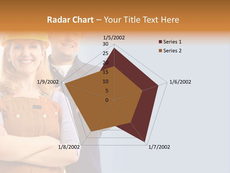 Carefree Symbol Red PowerPoint Template