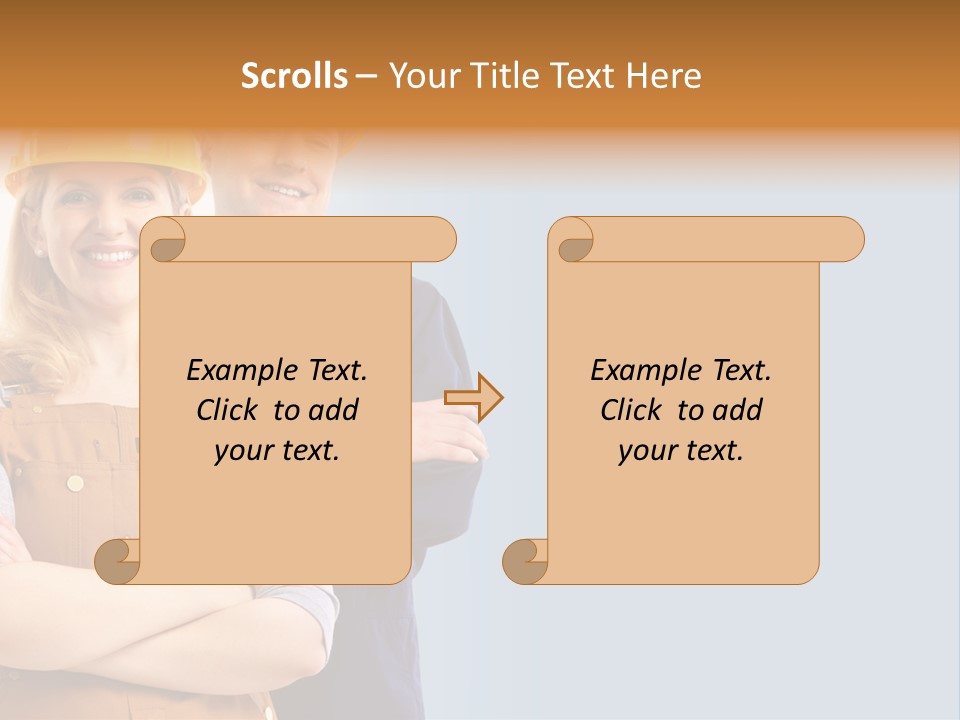 Carefree Symbol Red PowerPoint Template