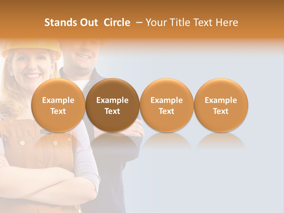 Carefree Symbol Red PowerPoint Template