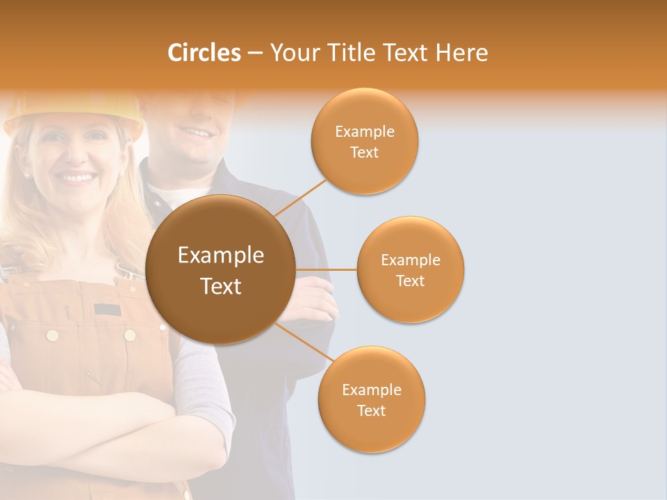 Carefree Symbol Red PowerPoint Template