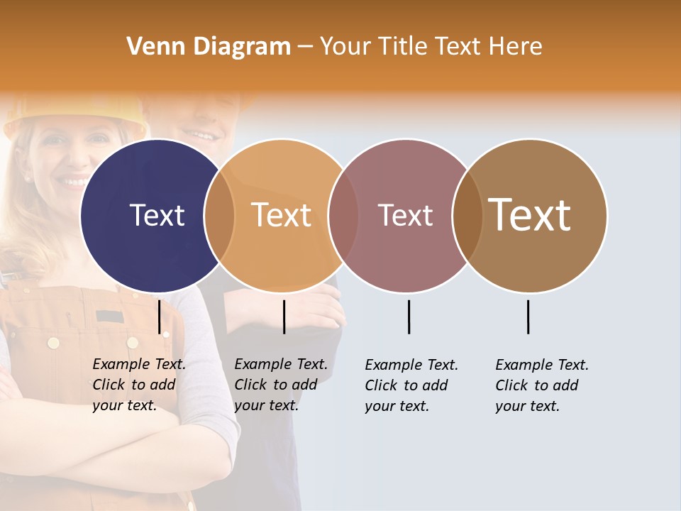 Carefree Symbol Red PowerPoint Template