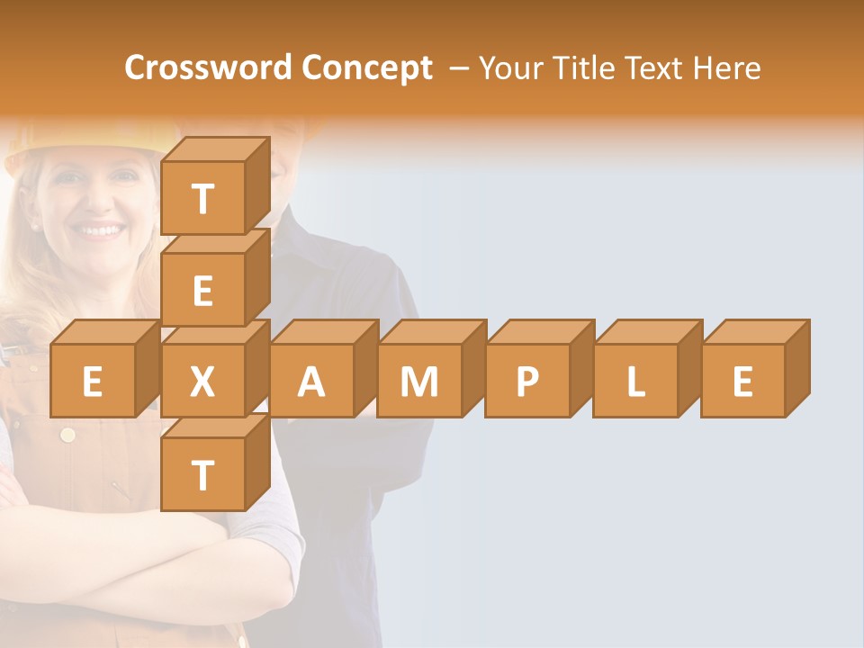 Carefree Symbol Red PowerPoint Template
