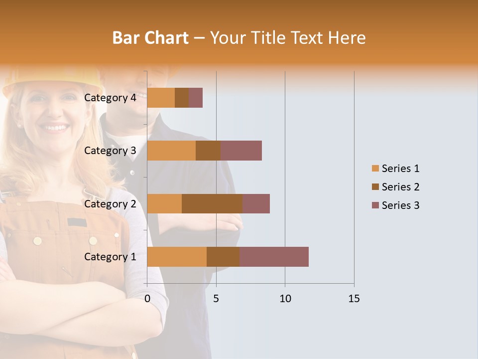 Carefree Symbol Red PowerPoint Template