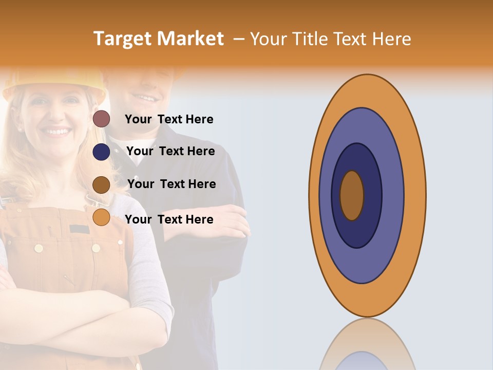 Carefree Symbol Red PowerPoint Template