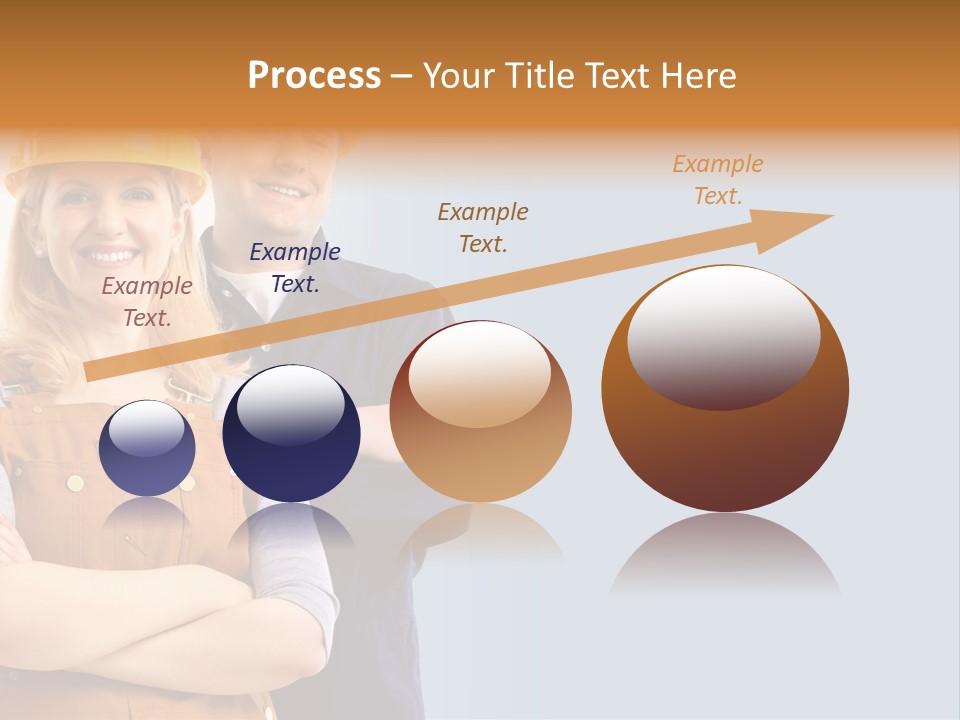 Carefree Symbol Red PowerPoint Template