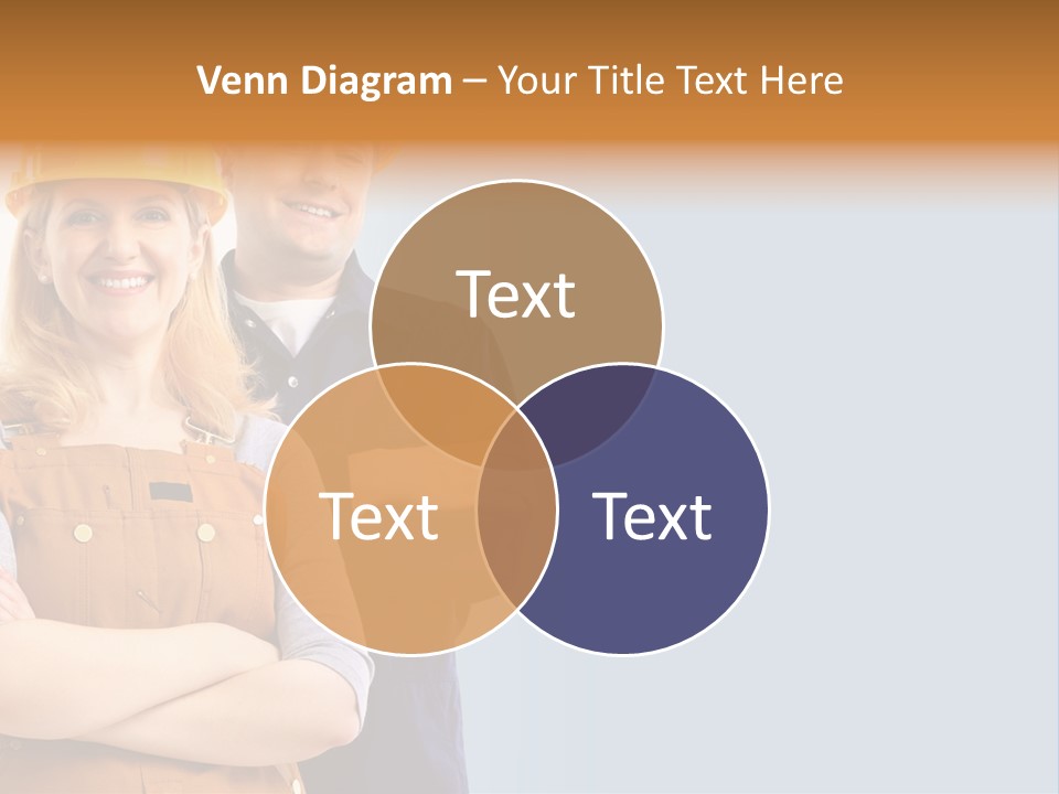 Carefree Symbol Red PowerPoint Template