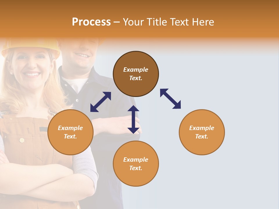 Carefree Symbol Red PowerPoint Template