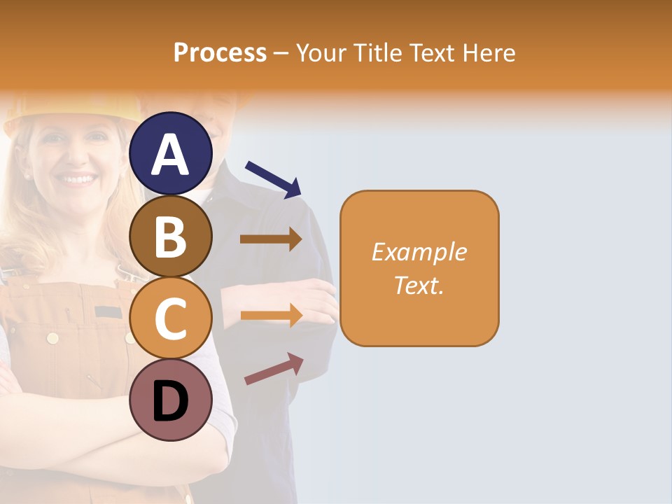 Carefree Symbol Red PowerPoint Template