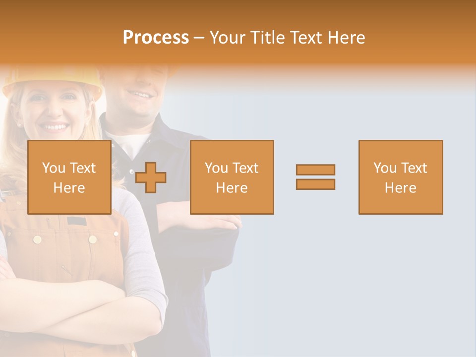 Carefree Symbol Red PowerPoint Template
