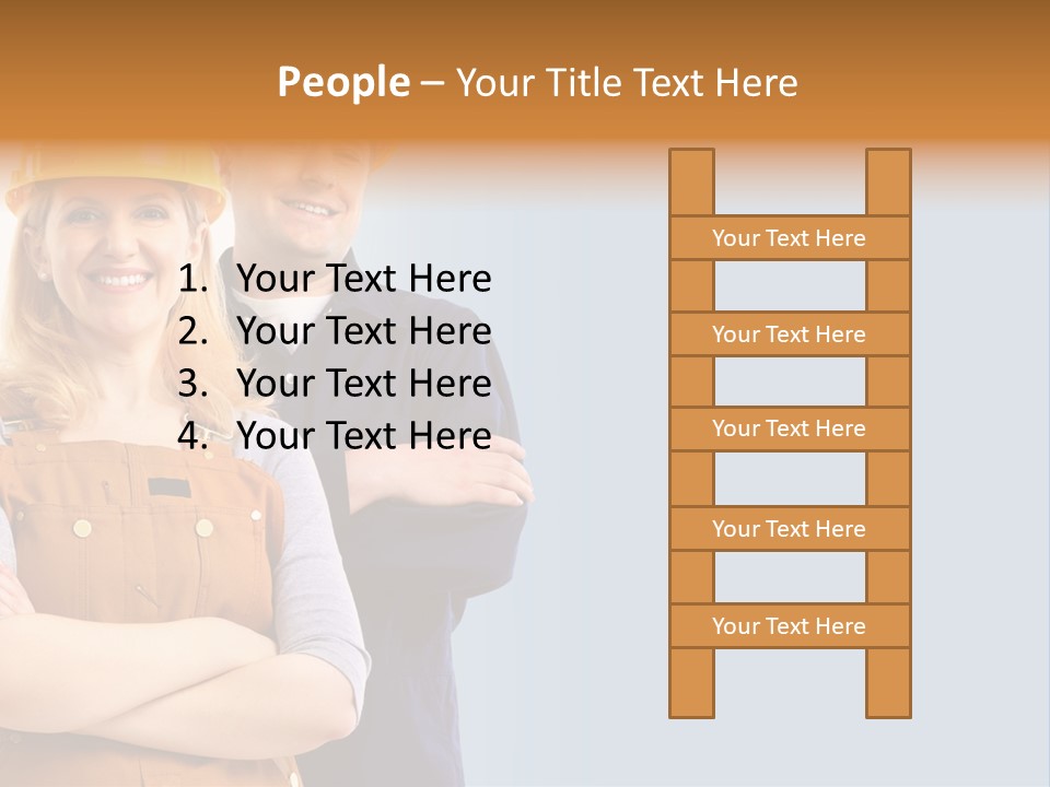 Carefree Symbol Red PowerPoint Template