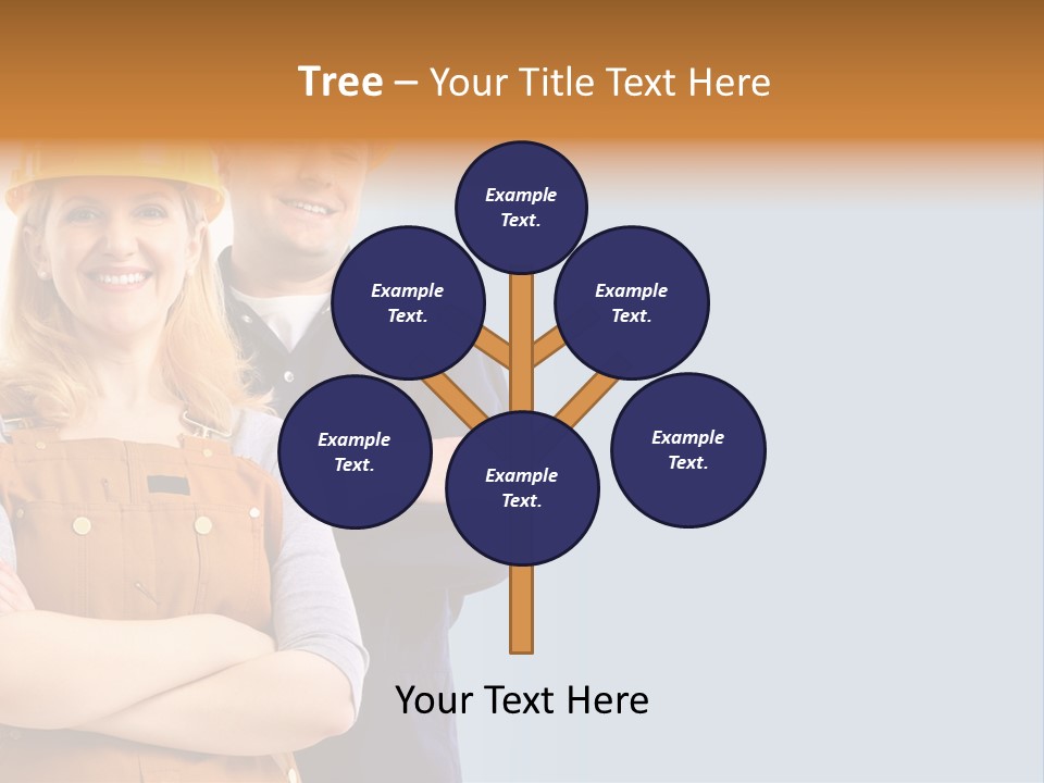 Carefree Symbol Red PowerPoint Template