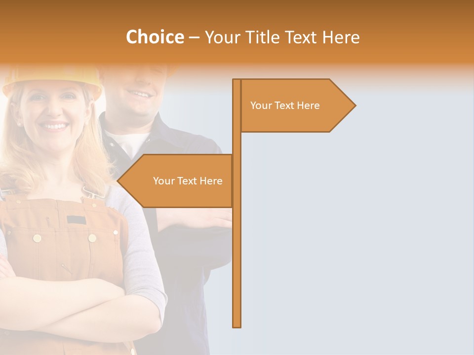 Carefree Symbol Red PowerPoint Template