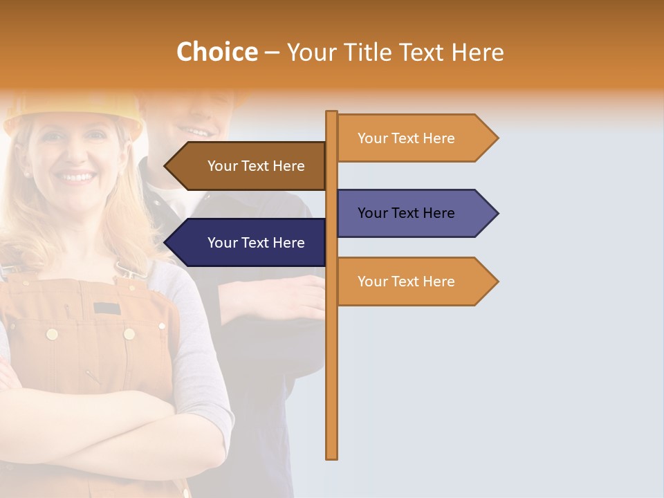 Carefree Symbol Red PowerPoint Template