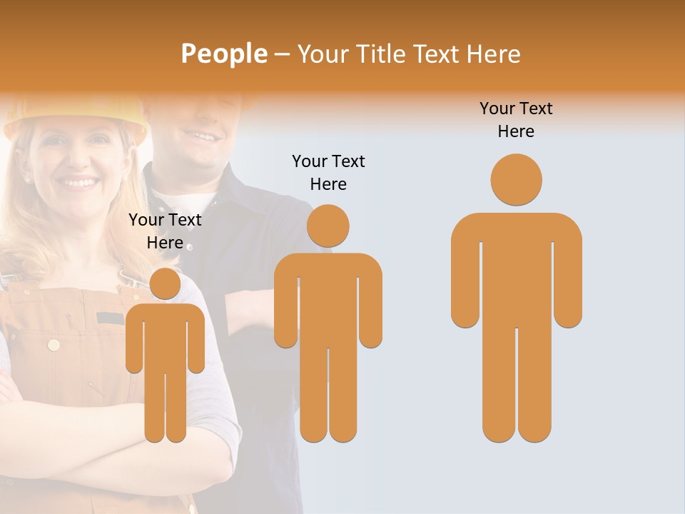 Carefree Symbol Red PowerPoint Template