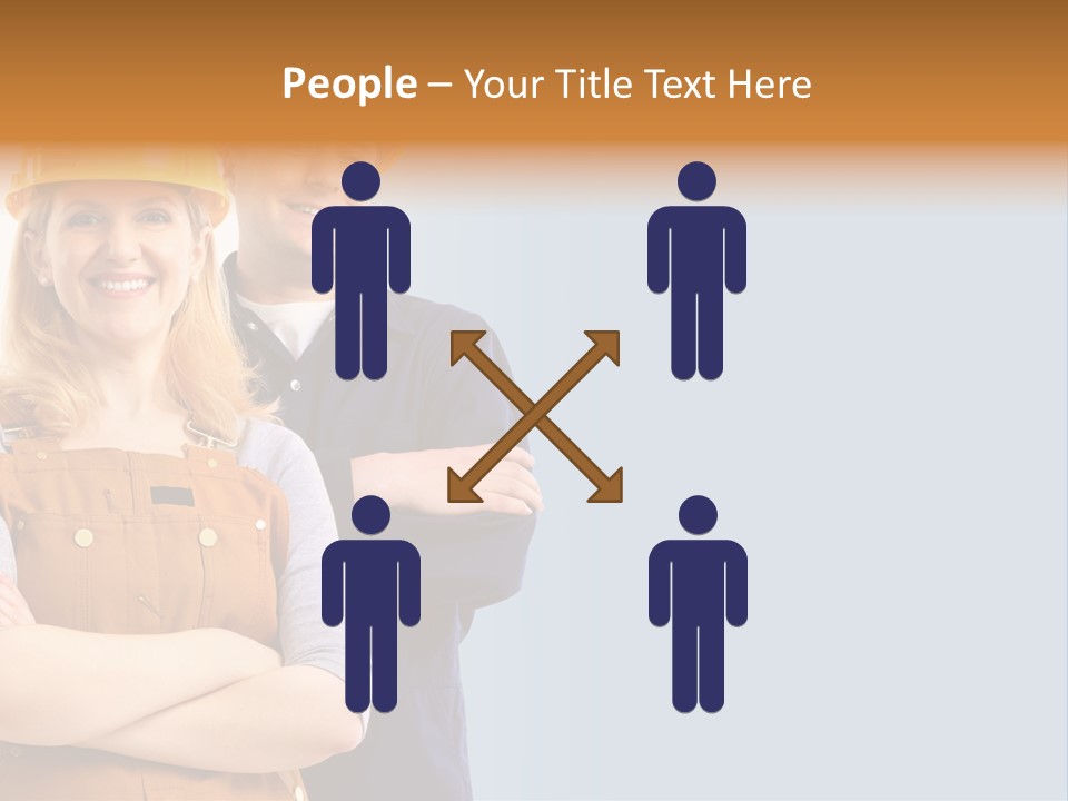 Carefree Symbol Red PowerPoint Template