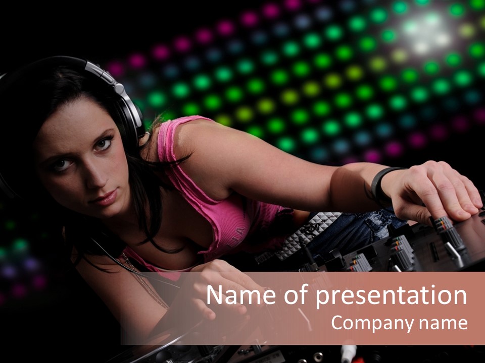 Fun S Girl PowerPoint Template