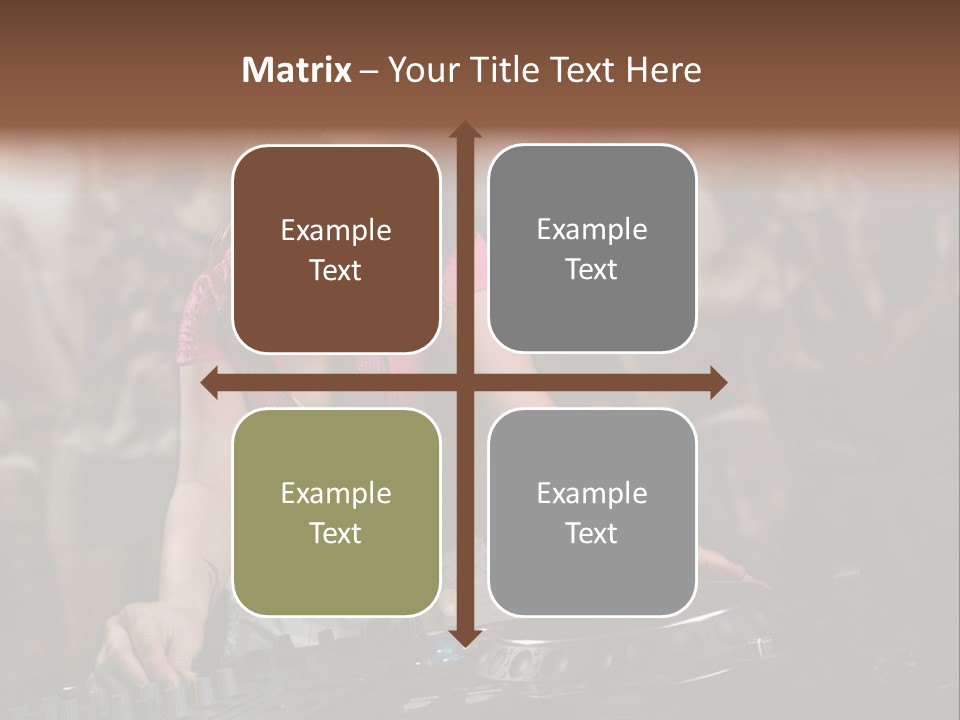 Youth Nightclub Dancers PowerPoint Template