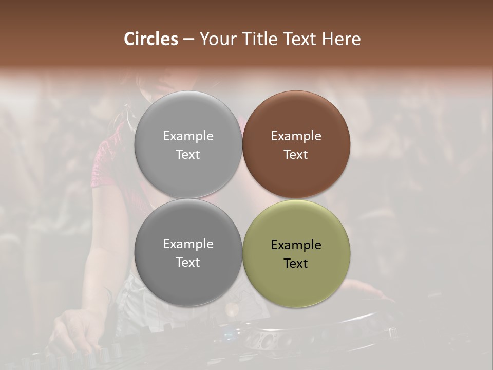 Youth Nightclub Dancers PowerPoint Template