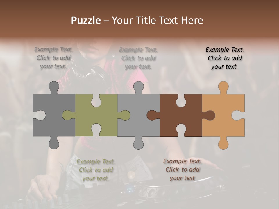 Youth Nightclub Dancers PowerPoint Template