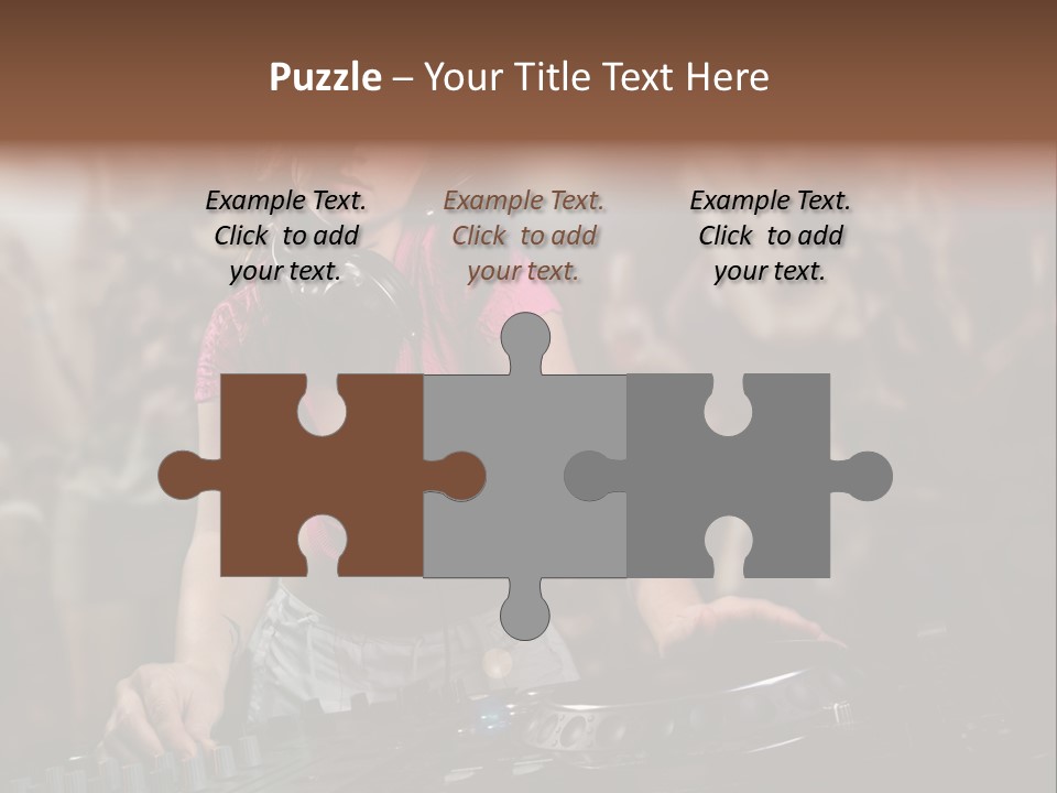 Youth Nightclub Dancers PowerPoint Template