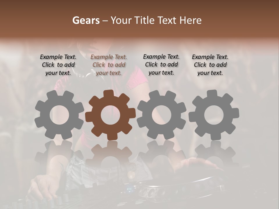 Youth Nightclub Dancers PowerPoint Template