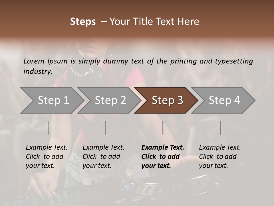 Youth Nightclub Dancers PowerPoint Template