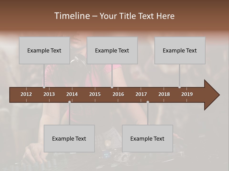 Youth Nightclub Dancers PowerPoint Template