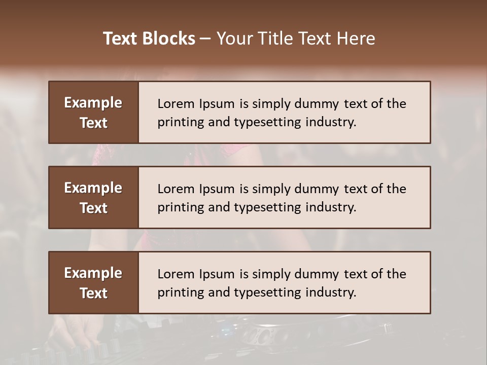 Youth Nightclub Dancers PowerPoint Template