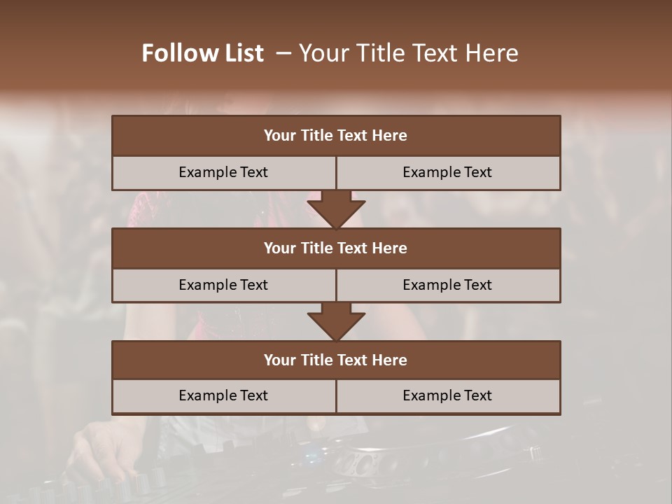 Youth Nightclub Dancers PowerPoint Template