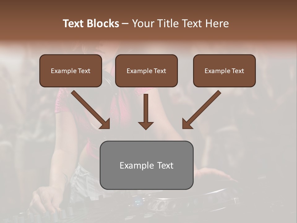 Youth Nightclub Dancers PowerPoint Template