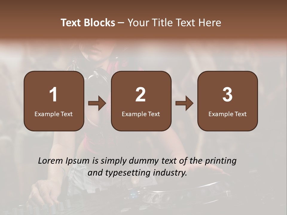 Youth Nightclub Dancers PowerPoint Template