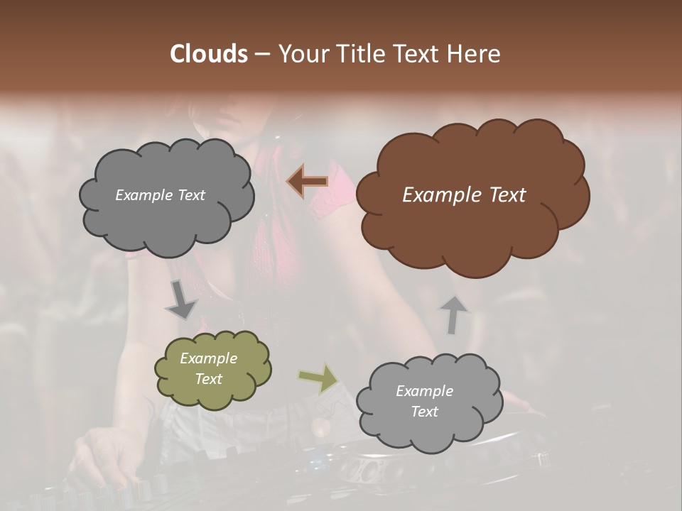 Youth Nightclub Dancers PowerPoint Template