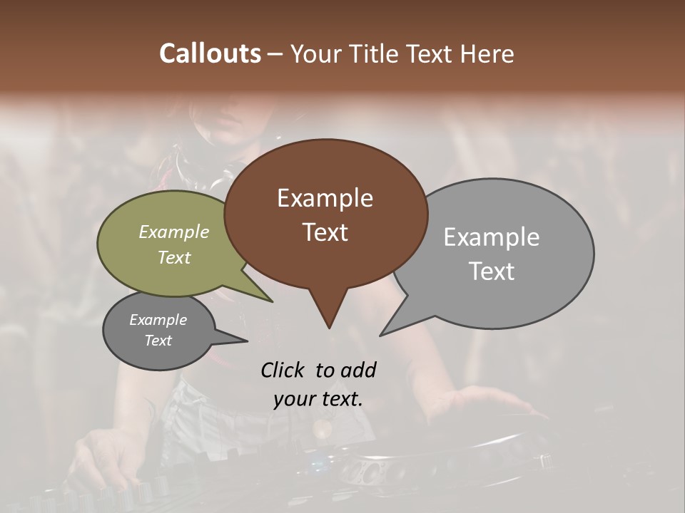 Youth Nightclub Dancers PowerPoint Template