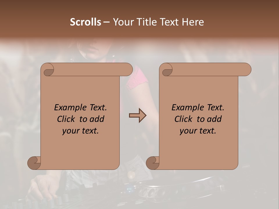 Youth Nightclub Dancers PowerPoint Template