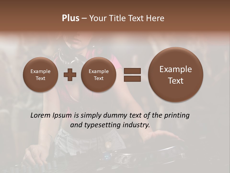 Youth Nightclub Dancers PowerPoint Template