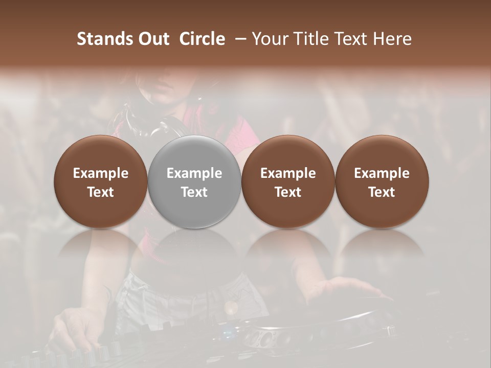 Youth Nightclub Dancers PowerPoint Template