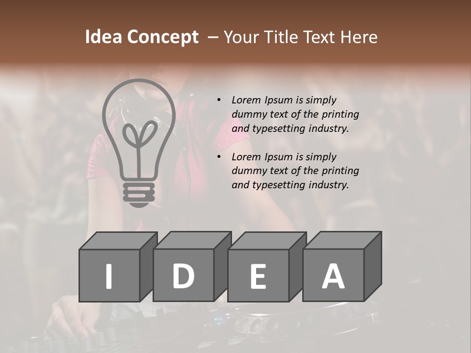 Youth Nightclub Dancers PowerPoint Template