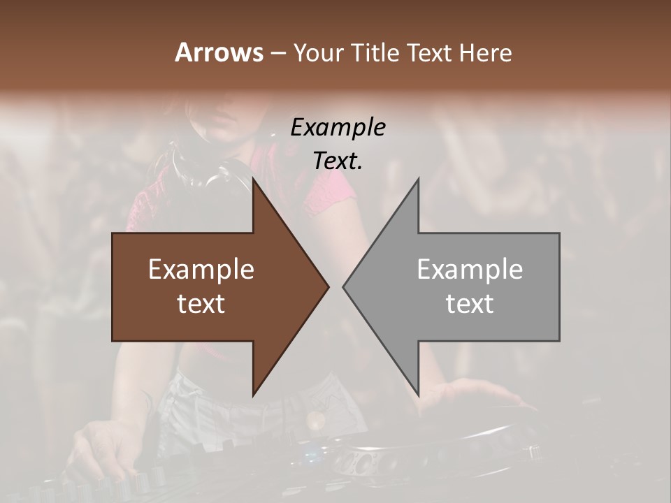 Youth Nightclub Dancers PowerPoint Template