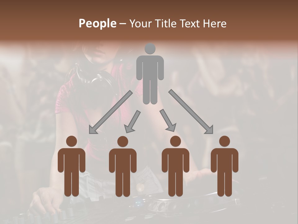 Youth Nightclub Dancers PowerPoint Template