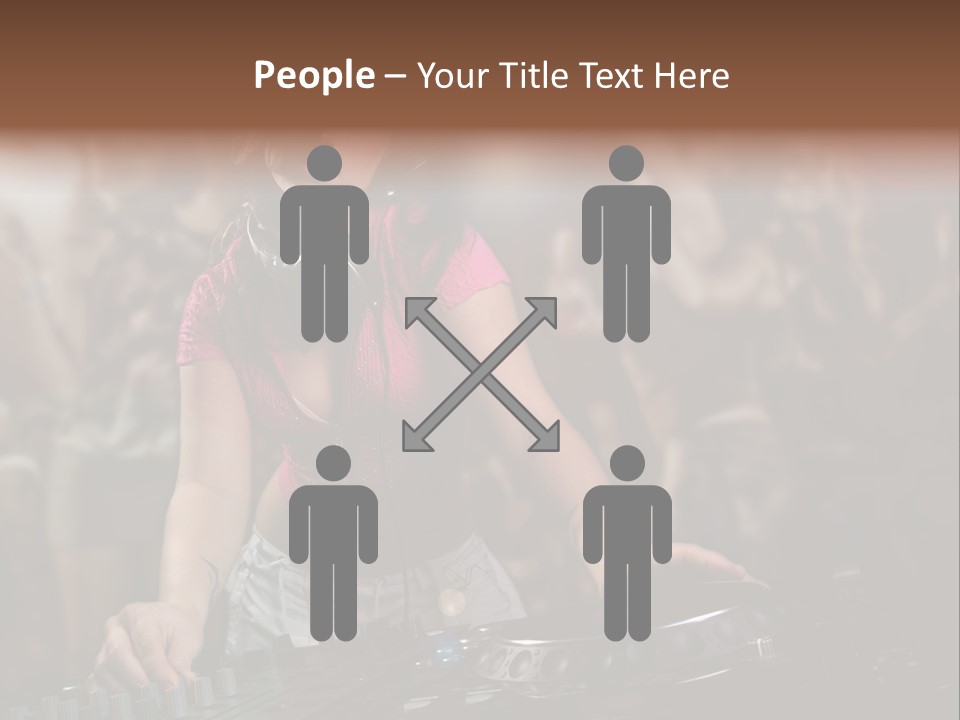 Youth Nightclub Dancers PowerPoint Template