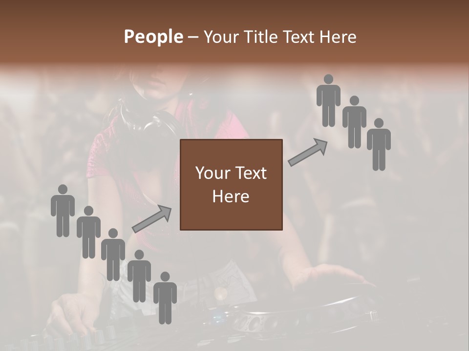 Youth Nightclub Dancers PowerPoint Template