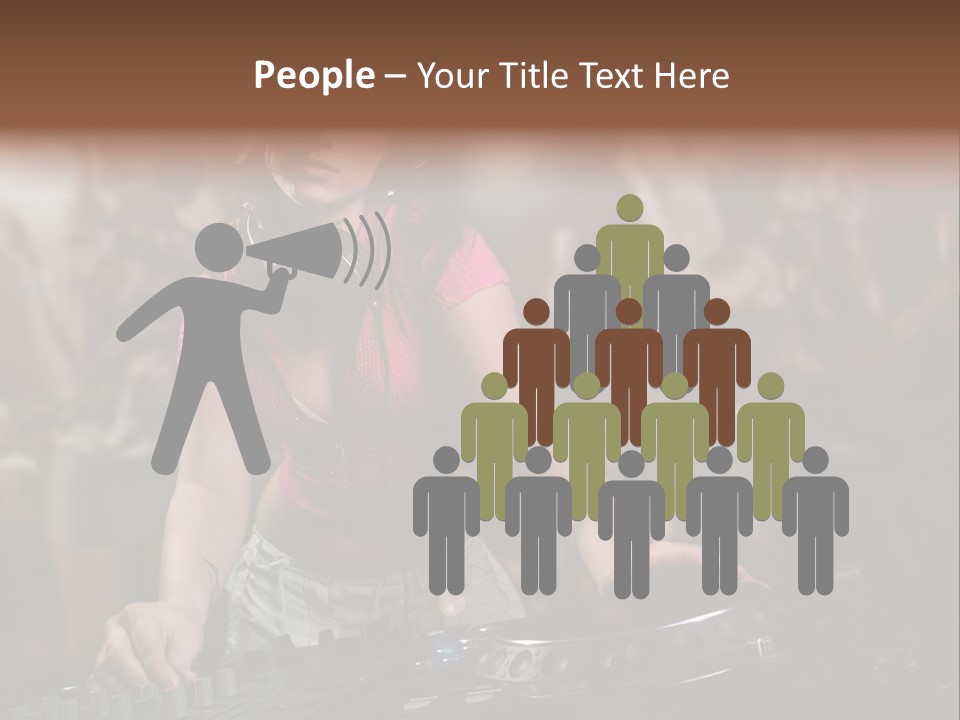 Youth Nightclub Dancers PowerPoint Template