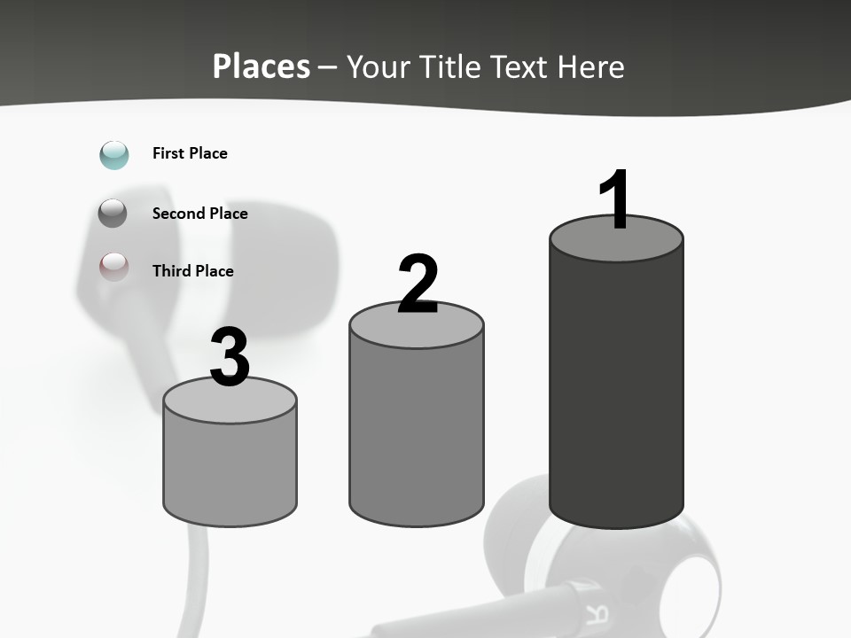 Earbud Electronic Mobile PowerPoint Template