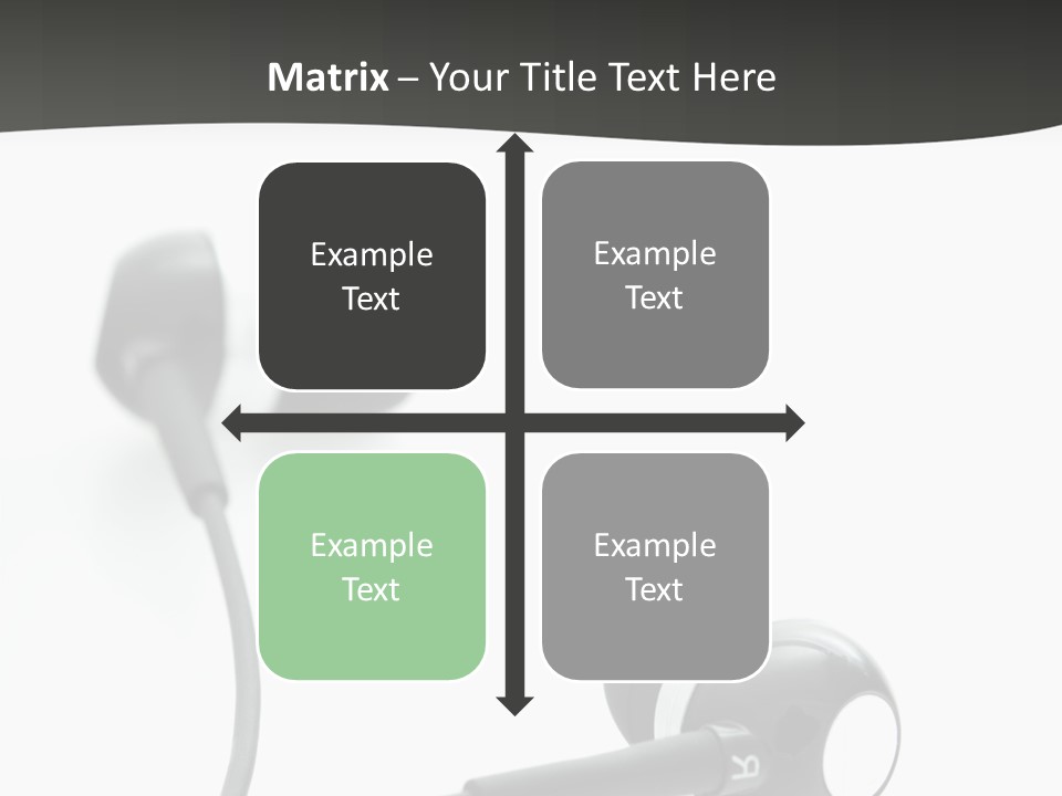 Earbud Electronic Mobile PowerPoint Template