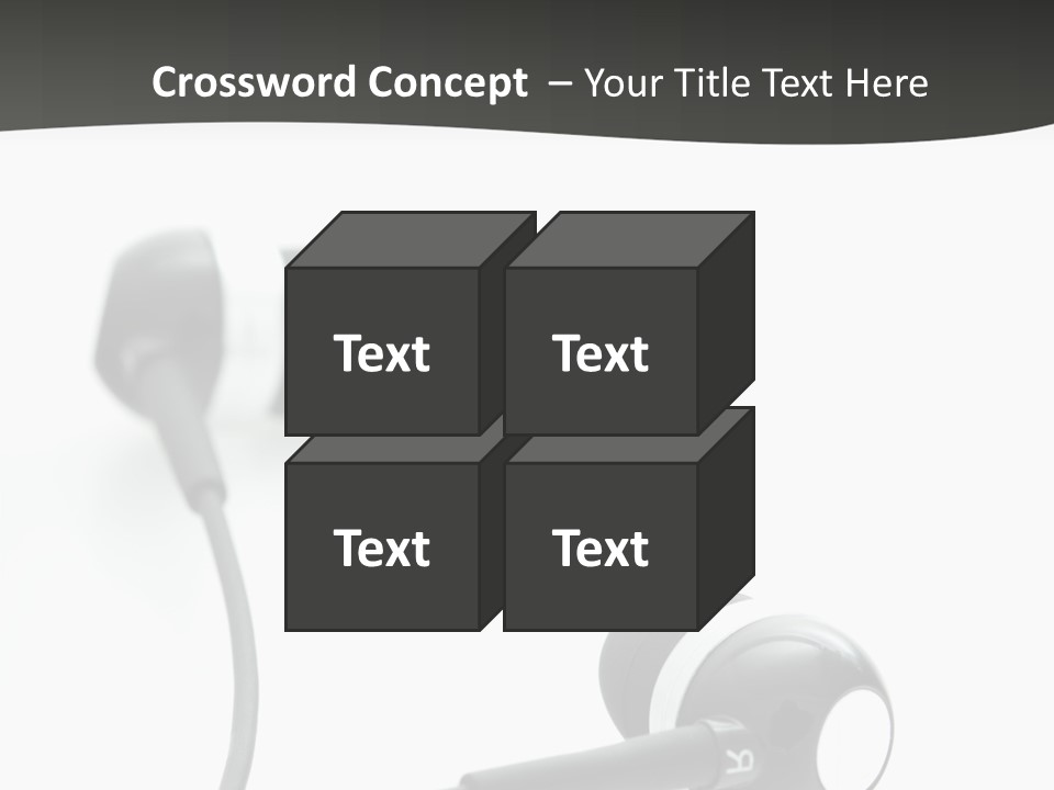 Earbud Electronic Mobile PowerPoint Template