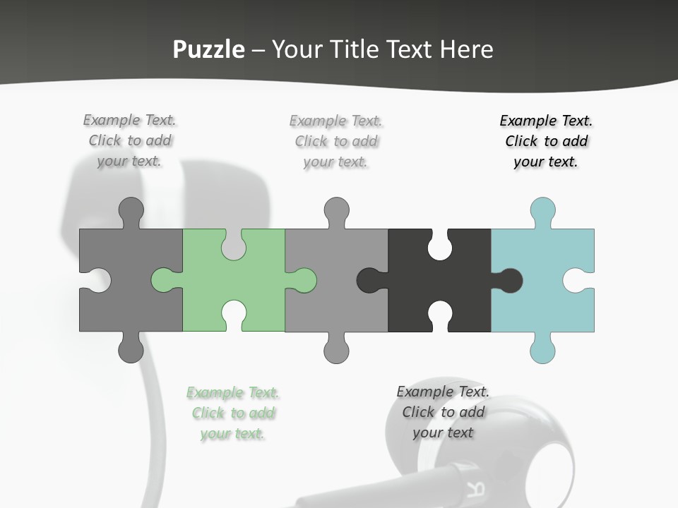 Earbud Electronic Mobile PowerPoint Template