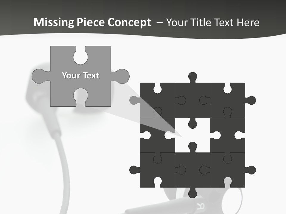 Earbud Electronic Mobile PowerPoint Template