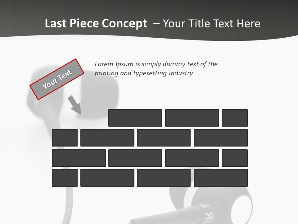 Earbud Electronic Mobile PowerPoint Template