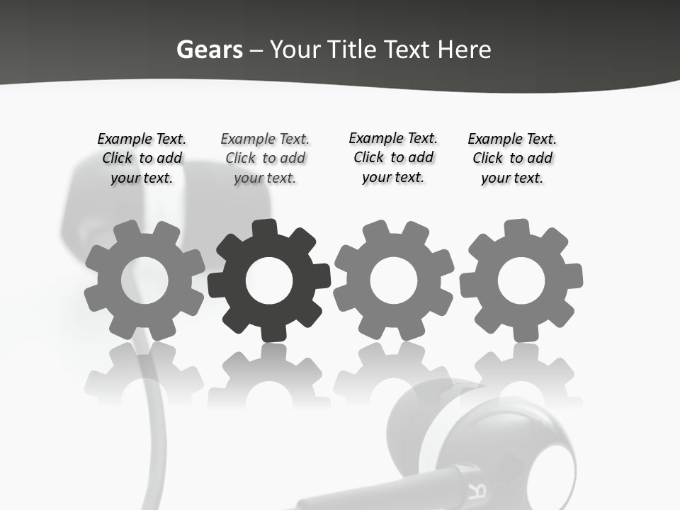 Earbud Electronic Mobile PowerPoint Template